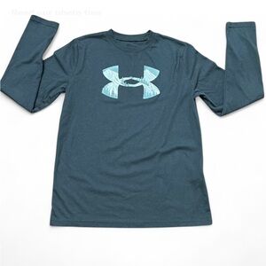 UNDER ARMIUR Black Graphic Tee YLG